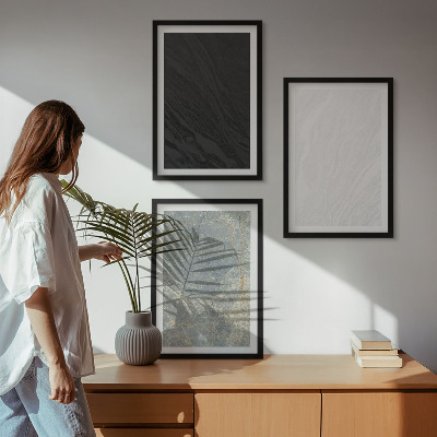 Tavelset ovanför soffa Färgerna på eleganta stenstrukturer