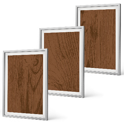 Tavelpaket med ramar Trästruktur bark minimalism