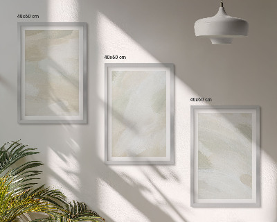Tavelpaket med ramar Ljusa färger abstrakt boho