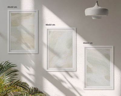 Tavelpaket med ramar Ljusa färger abstrakt boho