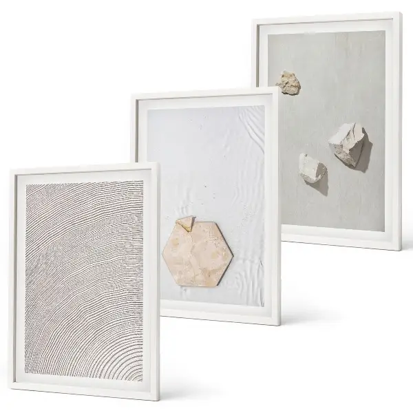 Ljusa boho sandtexturer set om 3 tavlor