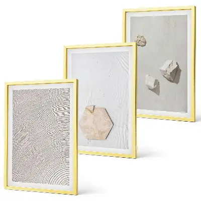 Ljusa boho sandtexturer set om 3 tavlor
