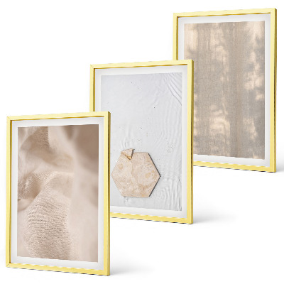 Tavelpaket med ramar Subtila texturer boho natur