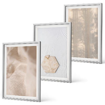 Tavelpaket med ramar Subtila texturer boho natur