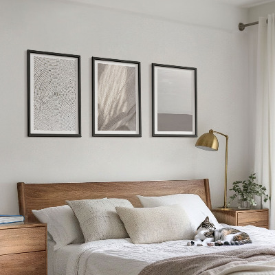 Set om 3 tavlor Naturliga boho-texturer
