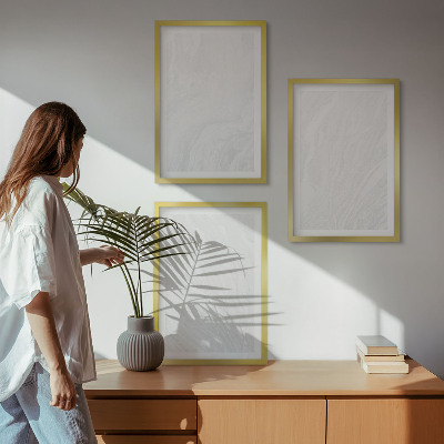 Tavelset ovanför soffa Elegant marmorstruktur