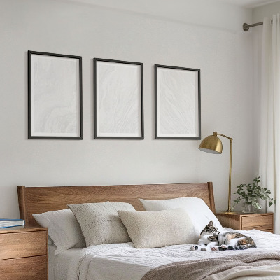 Tavelset ovanför soffa Elegant marmorstruktur