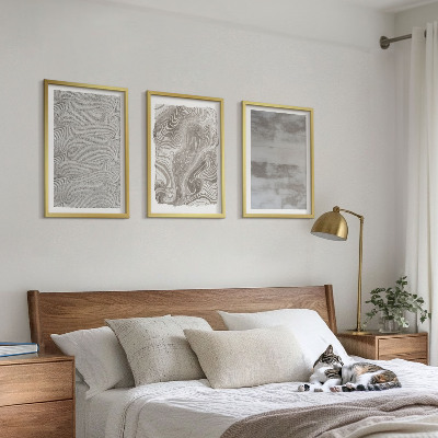 Tavelpaket med ramar Industriella abstrakta mönster