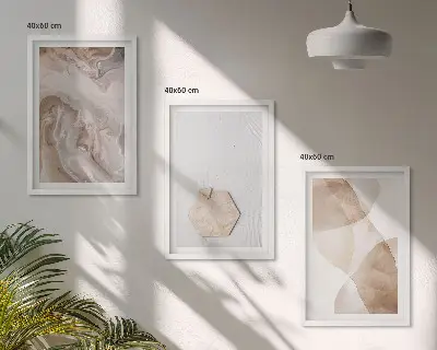 Abstrakt naturinspirerad tavla tavla för vägg ovanför soffa