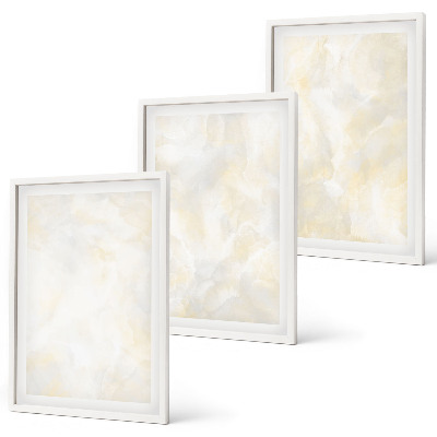 Tavelpaket med ramar Ljus texturerad färgdesign