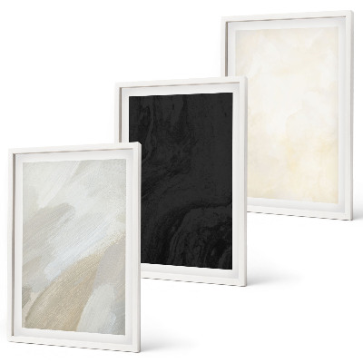 Set om 3 tavlor Strukturer nyanser minimalism