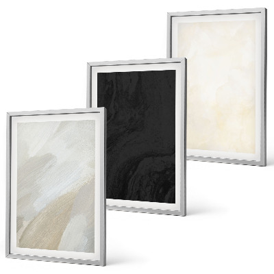 Set om 3 tavlor Strukturer nyanser minimalism