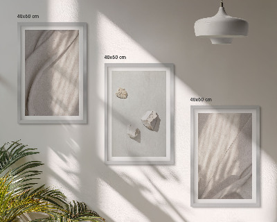 Tavelpaket med ramar Närbilder av boho-stilstrukturen