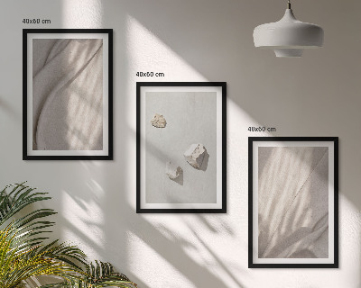 Tavelpaket med ramar Närbilder av boho-stilstrukturen