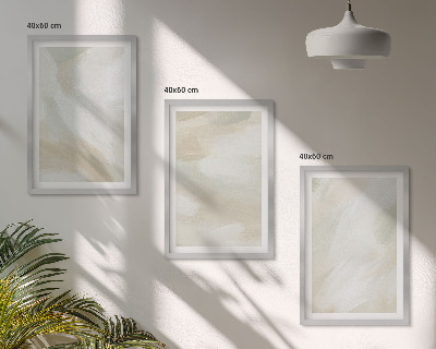 Tavelset ovanför soffa Färgstruktur minimalism