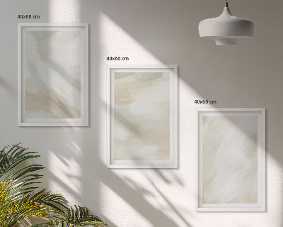 Tavelset ovanför soffa Färgstruktur minimalism