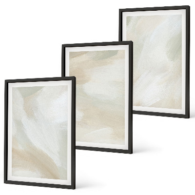 Tavelset ovanför soffa Färgstruktur minimalism