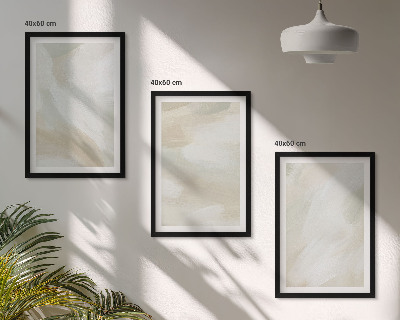 Tavelset ovanför soffa Färgstruktur minimalism