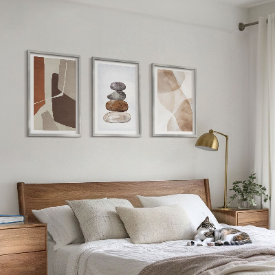 Tavelpaket med ramar Modern abstrakt målning
