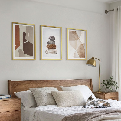 Tavelpaket med ramar Modern abstrakt målning