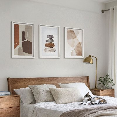 Tavelpaket med ramar Modern abstrakt målning