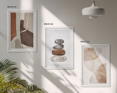 Tavelpaket med ramar Modern abstrakt målning