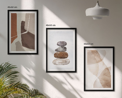 Tavelpaket med ramar Modern abstrakt målning