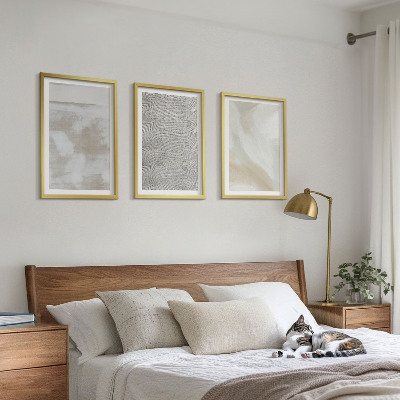 Set om 3 tavlor Abstrakt modern design