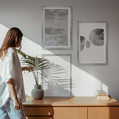 Tavelset ovanför soffa Abstrakta moderna strukturer
