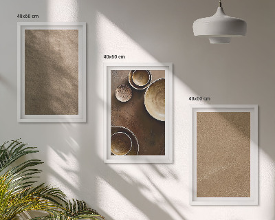 Tavelpaket med ramar Minimalistiska stenstrukturer