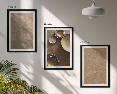 Tavelpaket med ramar Minimalistiska stenstrukturer