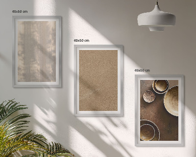 Set om 3 tavlor Minimalistiska texturstrukturer