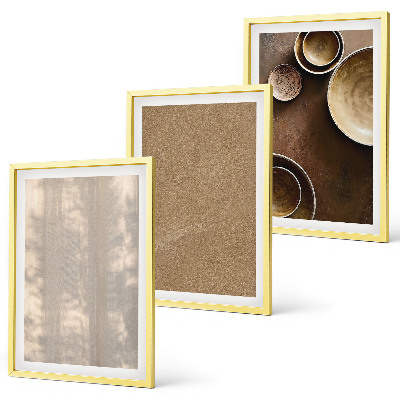 Set om 3 tavlor Minimalistiska texturstrukturer