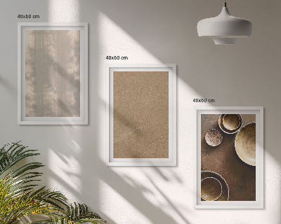 Set om 3 tavlor Minimalistiska texturstrukturer