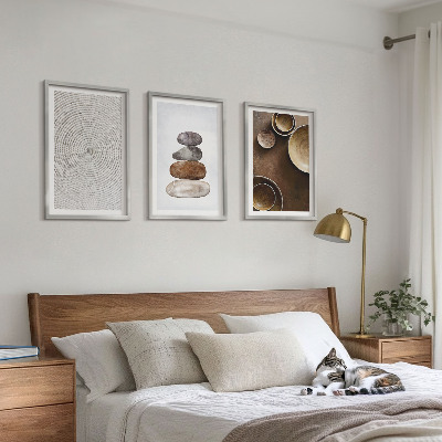 Tavelset ovanför soffa Texturer i modern konst