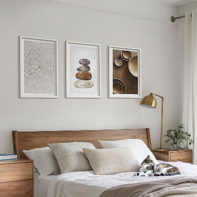 Tavelset ovanför soffa Texturer i modern konst