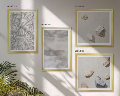 Set om 4 tavlor Moderna minimalistiska texturer