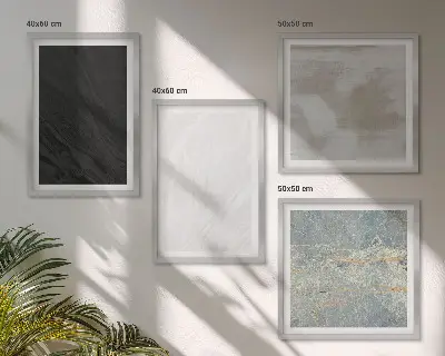 Stentexturer set om 4 tavlor