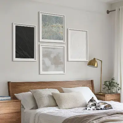 Stentexturer set om 4 tavlor