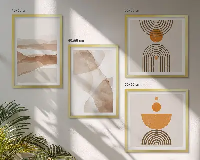 Tavelvägg för vardagsrum minimalistisk tavelvägg med strukturerade nyanser