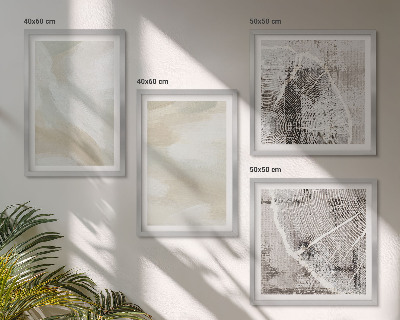 Set om 4 tavlor Färgstruktur minimalism