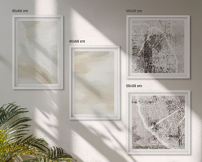 Set om 4 tavlor Färgstruktur minimalism