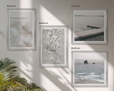 Tavelvägg ovanför soffa Abstrakt design moderna texturer