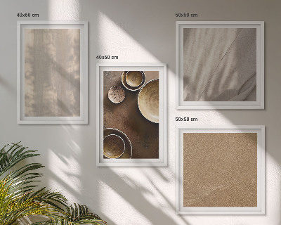 Tavelvägg ovanför soffa Strukturer texturer minimalism