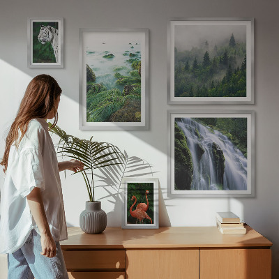 Väggdekoration tavelset Natur vilda djur landskap