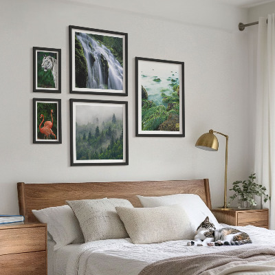 Väggdekoration tavelset Natur vilda djur landskap