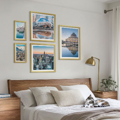 Set om 5 tavlor Urbana landskap arkitektur natur