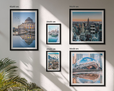 Set om 5 tavlor Urbana landskap arkitektur natur
