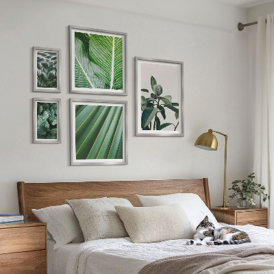 Set om 5 tavlor Inspirationer från tropiska växter