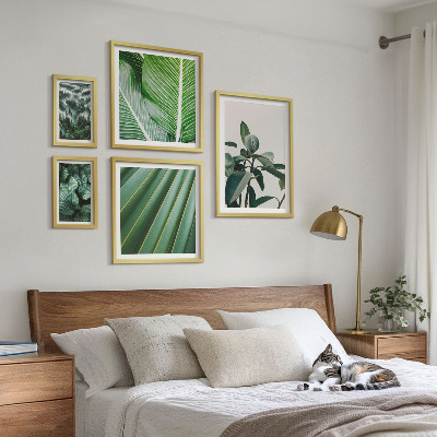 Set om 5 tavlor Inspirationer från tropiska växter